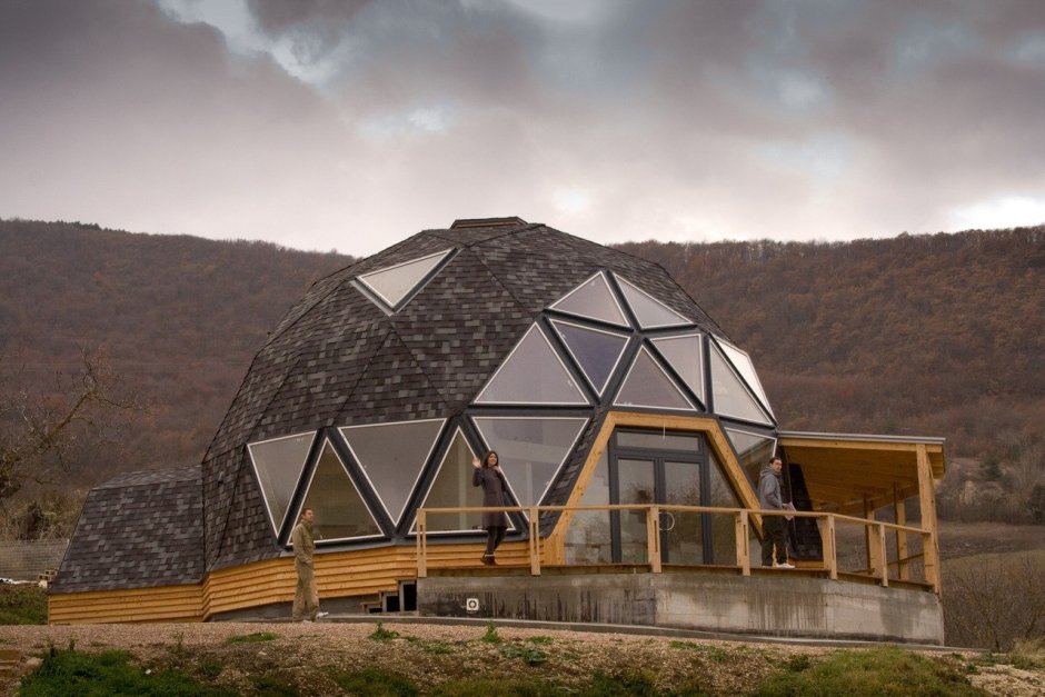 Нидерланды экодома холмы поселок