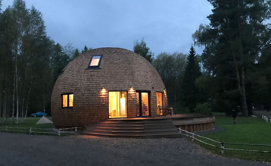 Сферический дом стратодезический купол