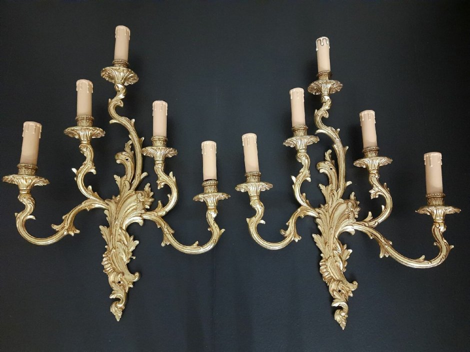 Подсвечник настенный Барокко stilars на две свечи