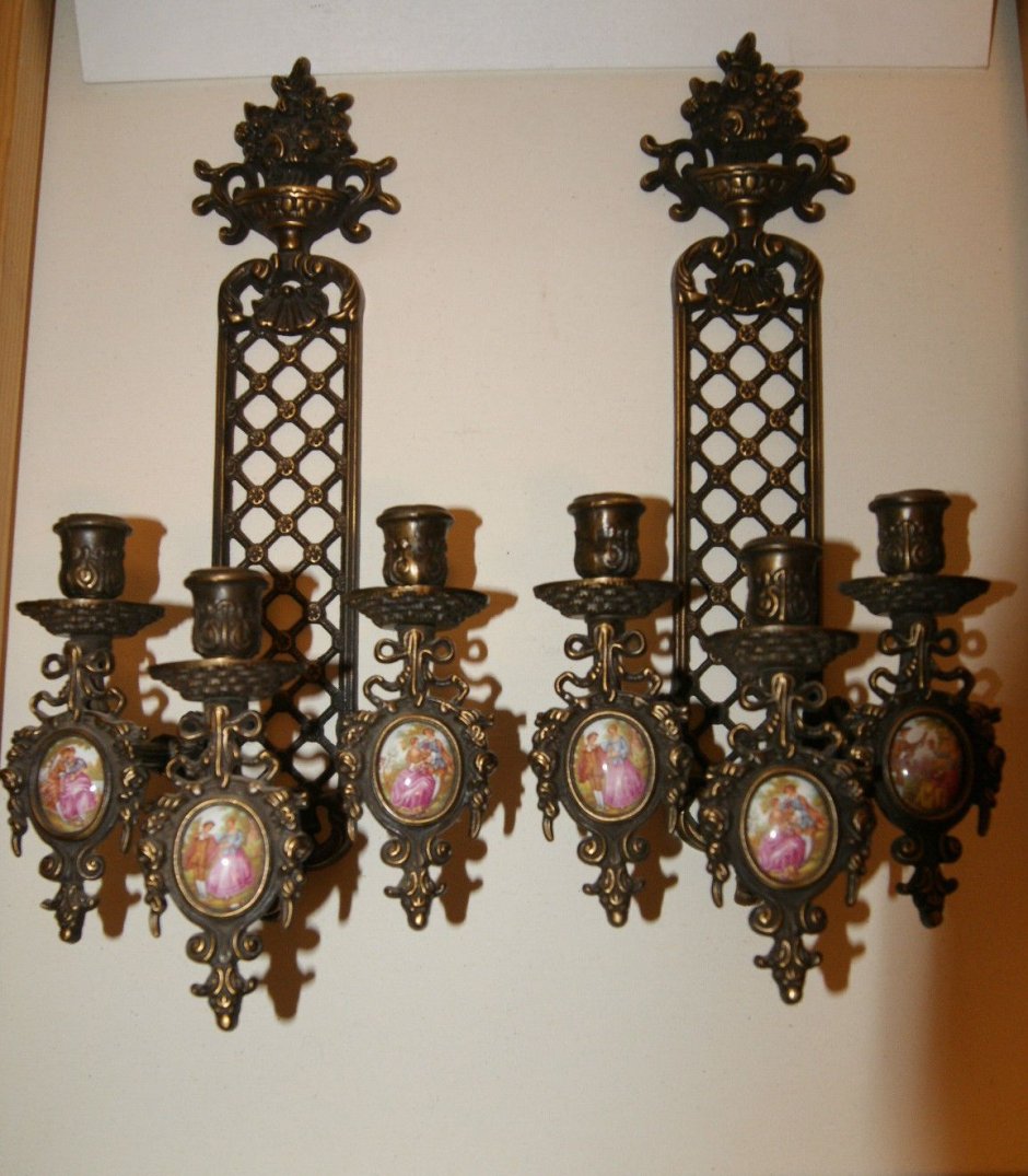 Подсвечник настенный