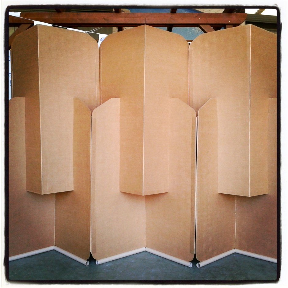 Ширма из картона