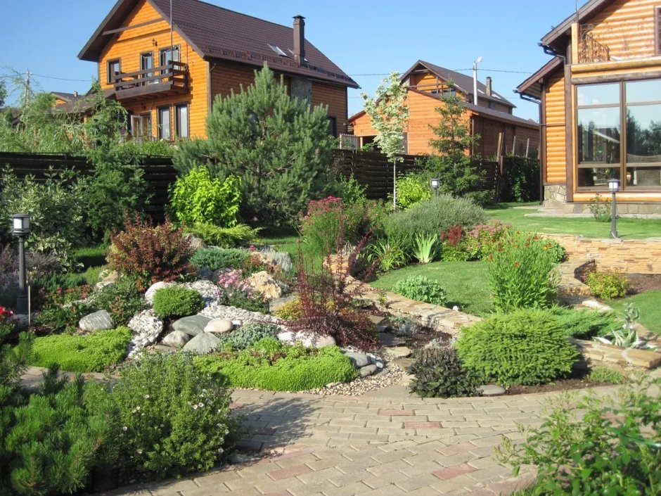 Альпийский ландшафт участка