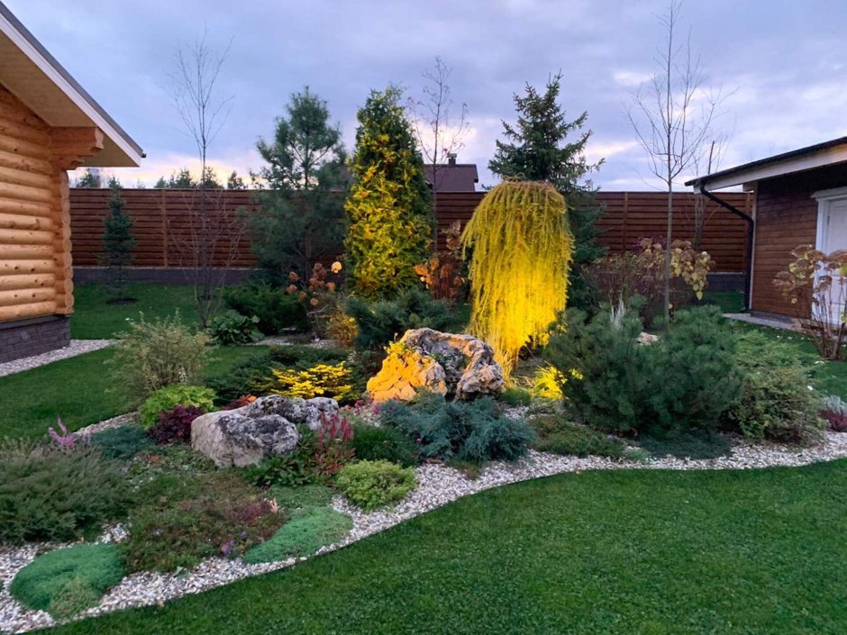 Подсветка рокария