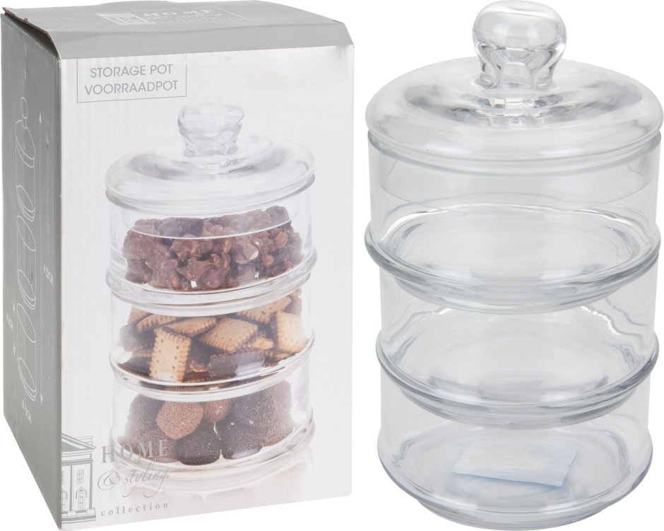 Емкость стеклянная для печенья