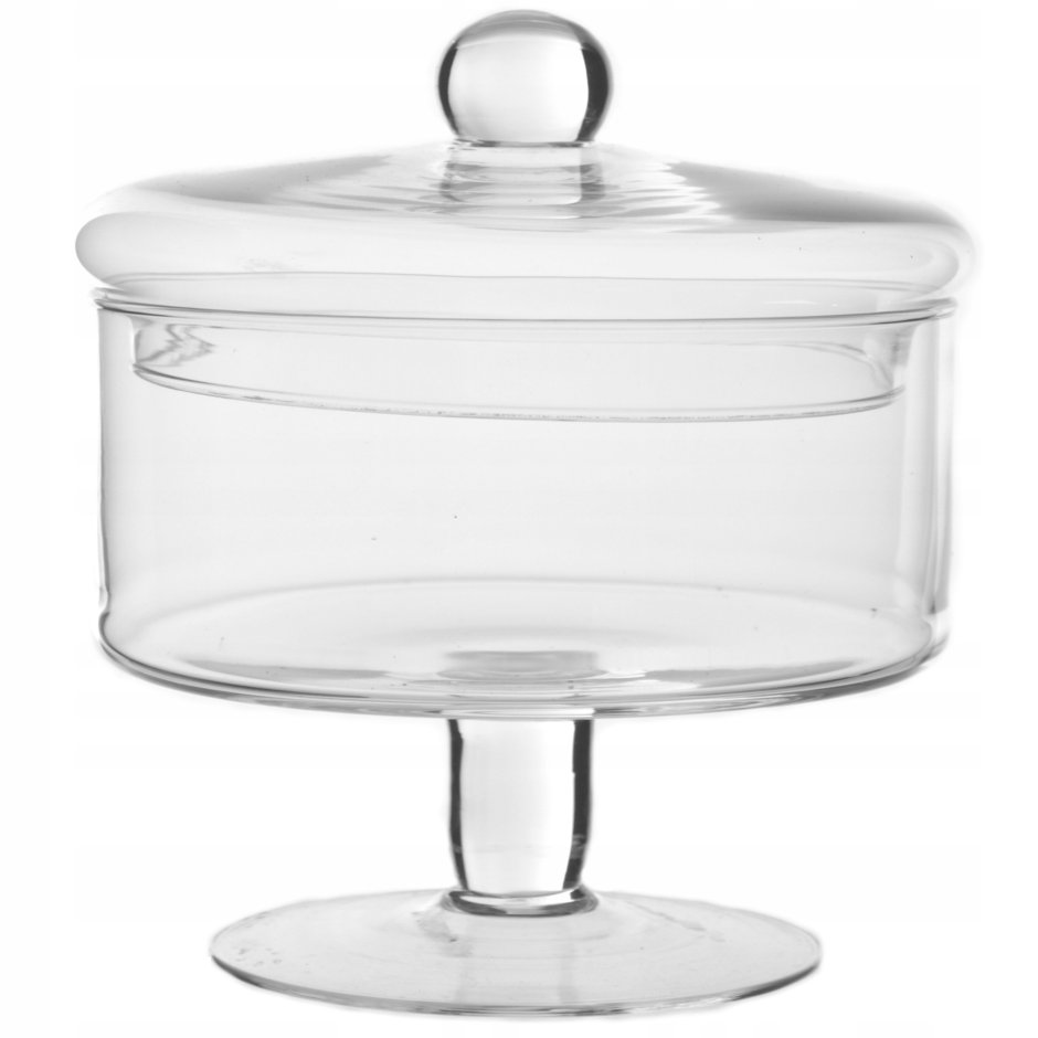 Стеклянная емкость для хранения с крышкой