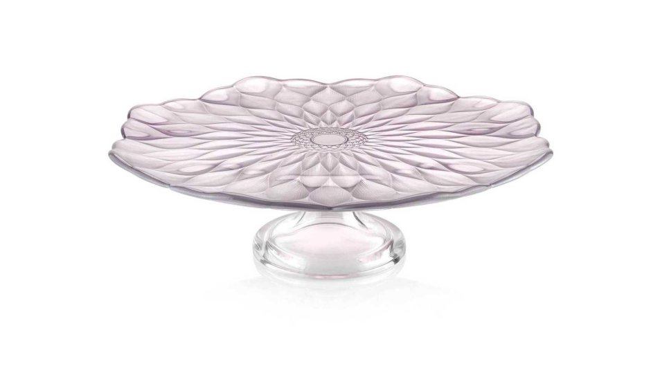 Тортница на ножке Lefard Gold Glass