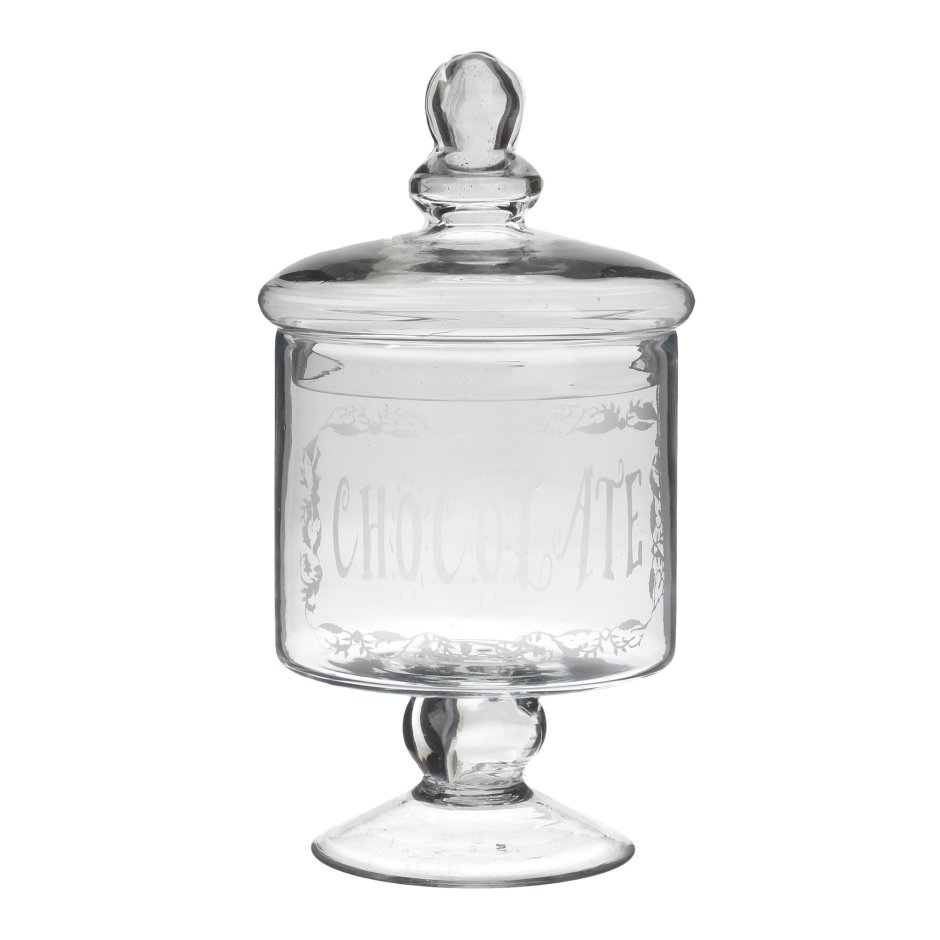 Стеклянные вазы с крышкой