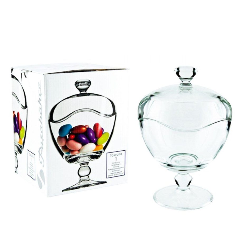 Конфетница с крышкой Pasabahce Toscana, диаметр 142 мм