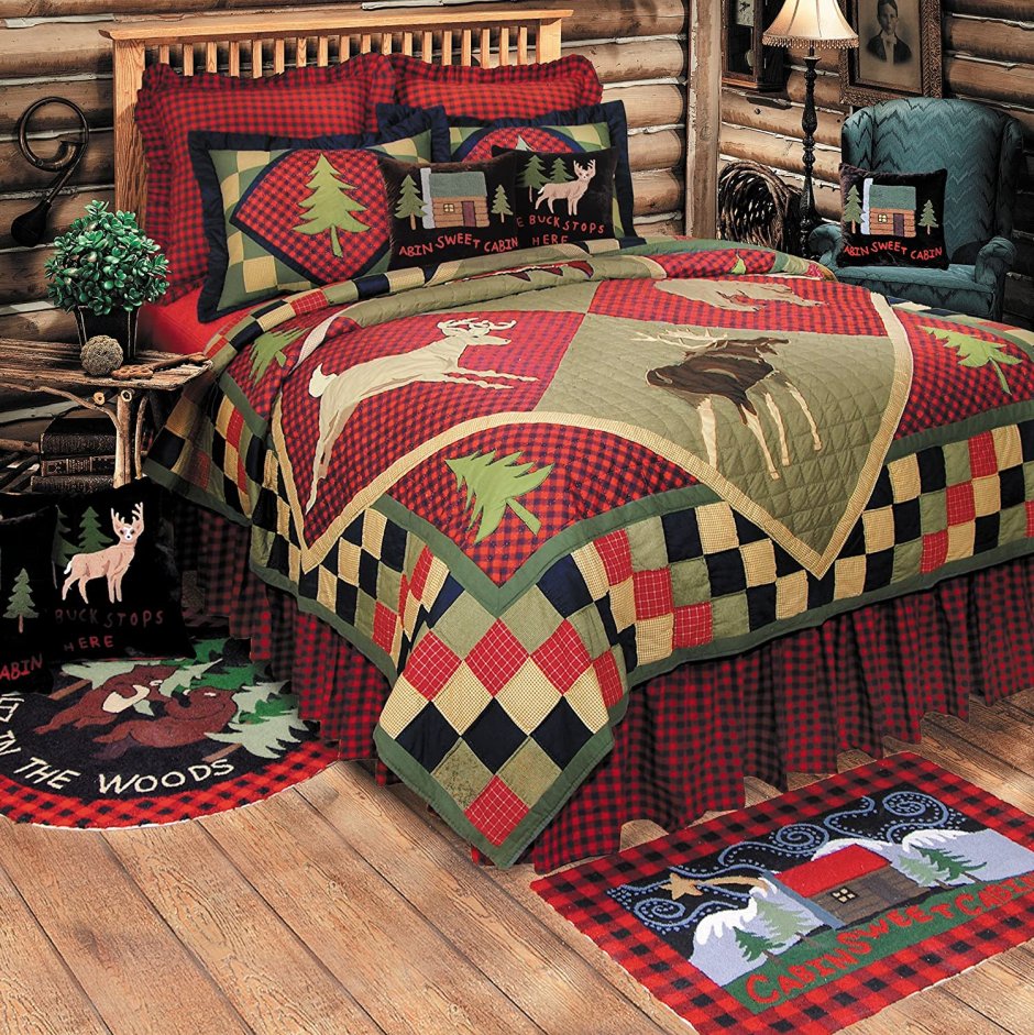 Лоскутное одеяло в стиле Кантри