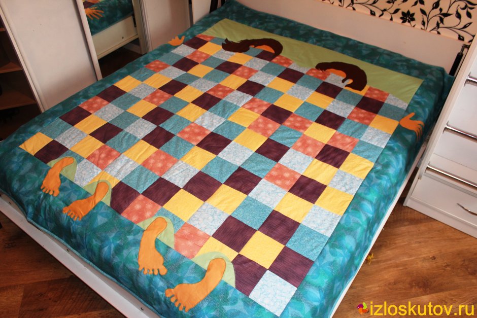 Пошив лоскутного одеяла