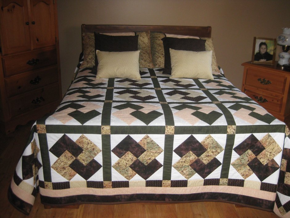 Плед из кусочков