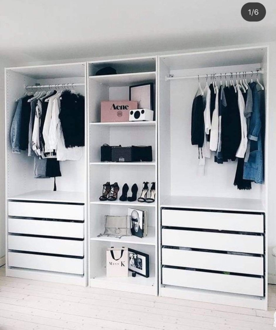 Наполнение шкафа в спальню