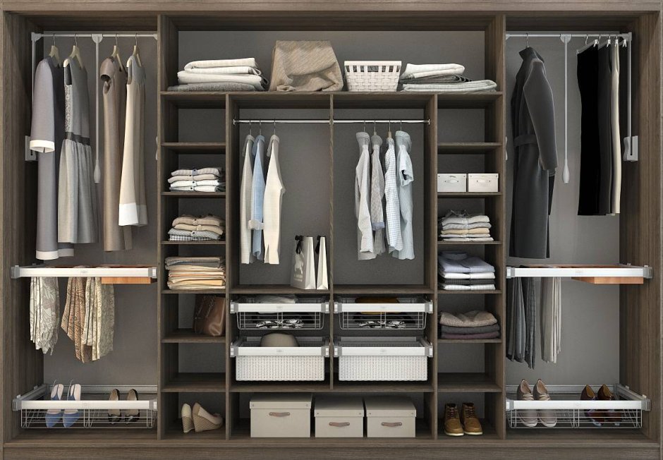 Наполнение шкафа купе