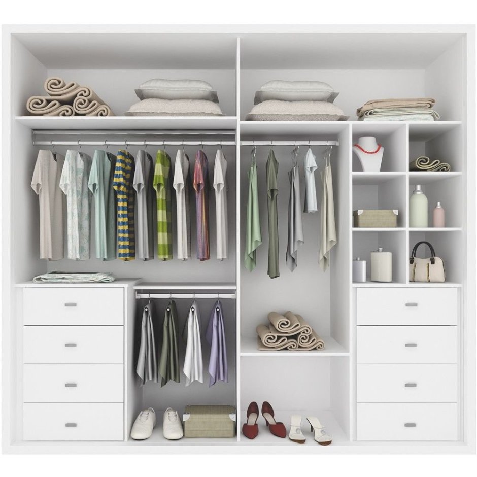 Грамотное наполнение шкафа в спальне