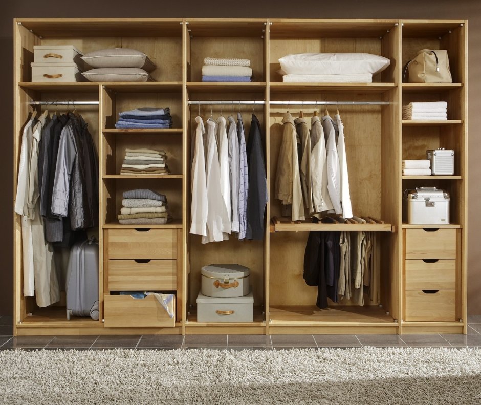 Наполнение шкафа