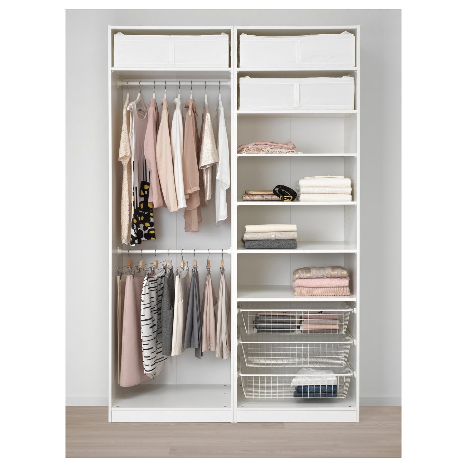 Наполнение шкафа в спальню для двоих