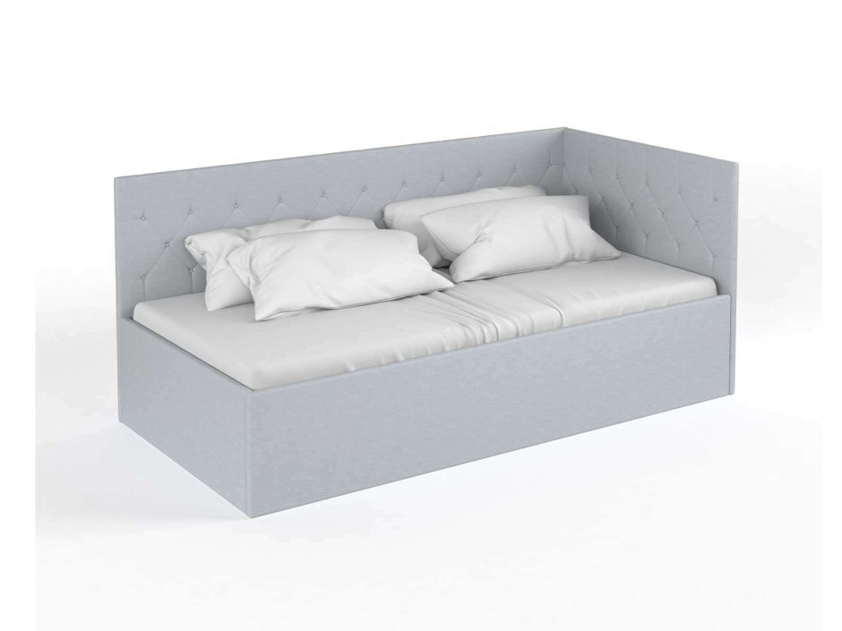 Двуспальная кровать с боковой спинкой