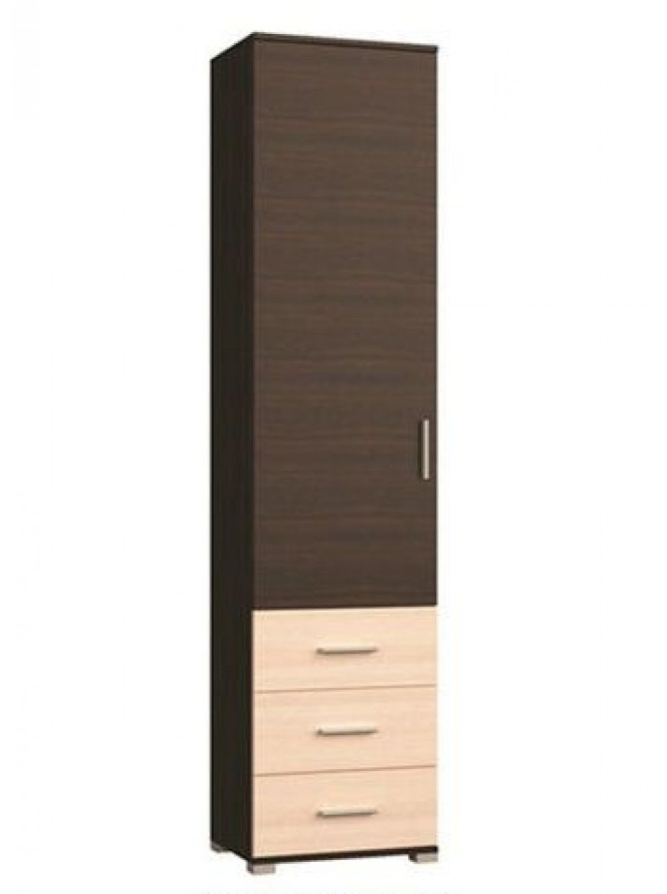 Пенал Карина 420x400x2100 венге/дуб