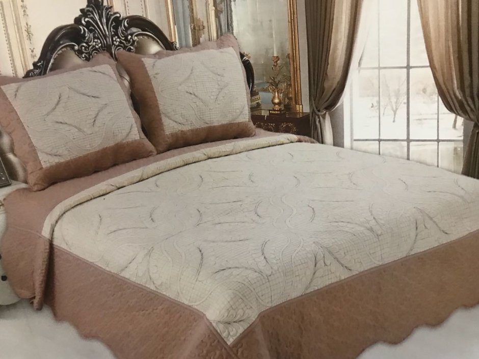 Покрывало 230х250 хлопок стеганые Садовод