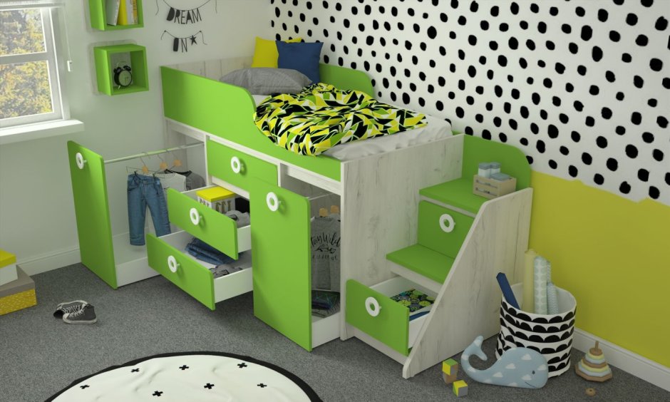 Кровать Робин Вуд двухъярусная