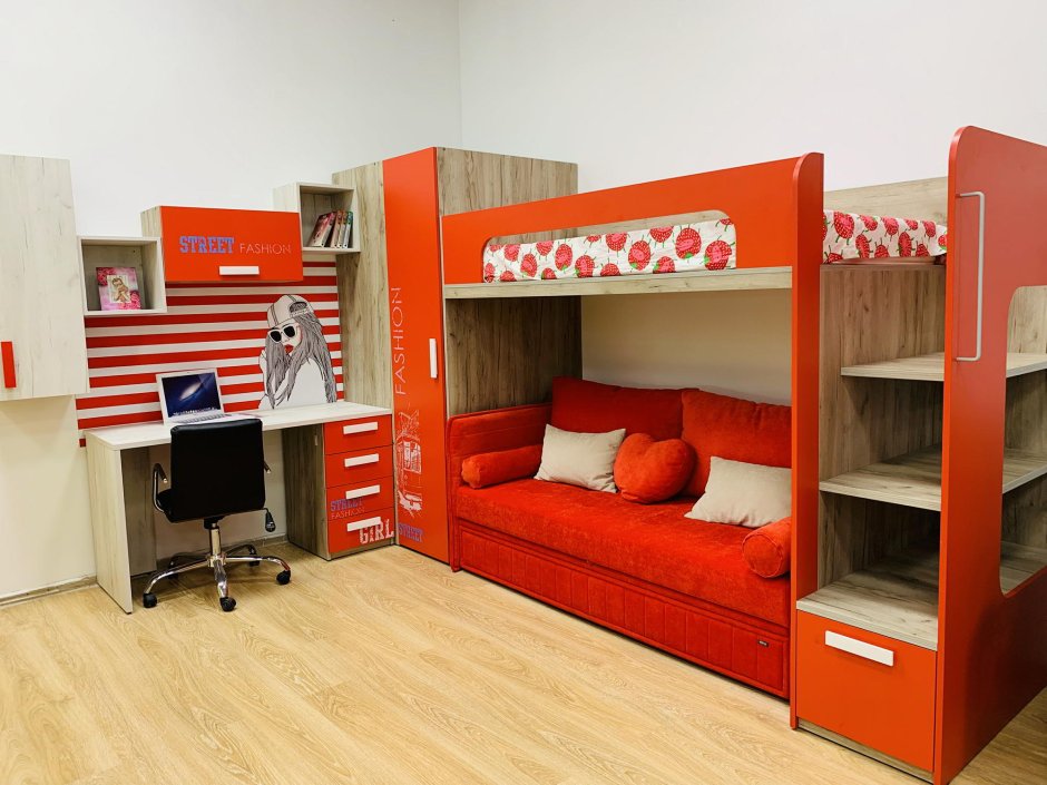 Кровать клюква Джуниор