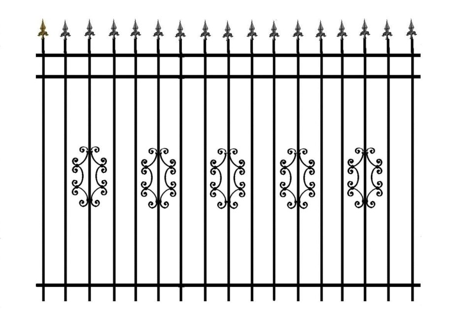 Узоры металлические для забора
