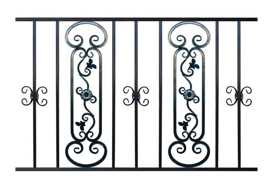 Монастырская решетка холодная ковка