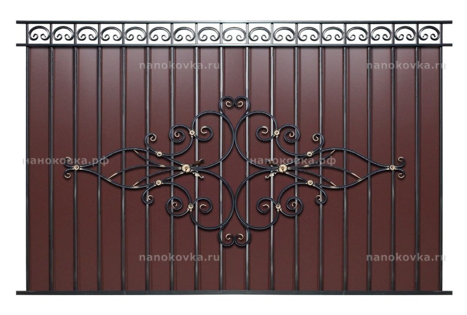 Металлопрофильные ворота Олимпия