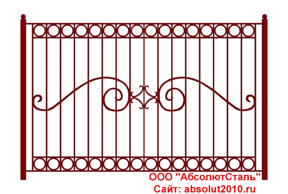 Металлические заборы и ограждения