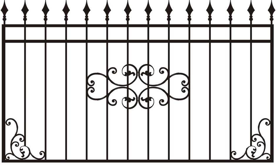 Орнамент для металлического забора