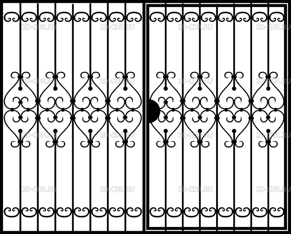 Орнамент на калитку