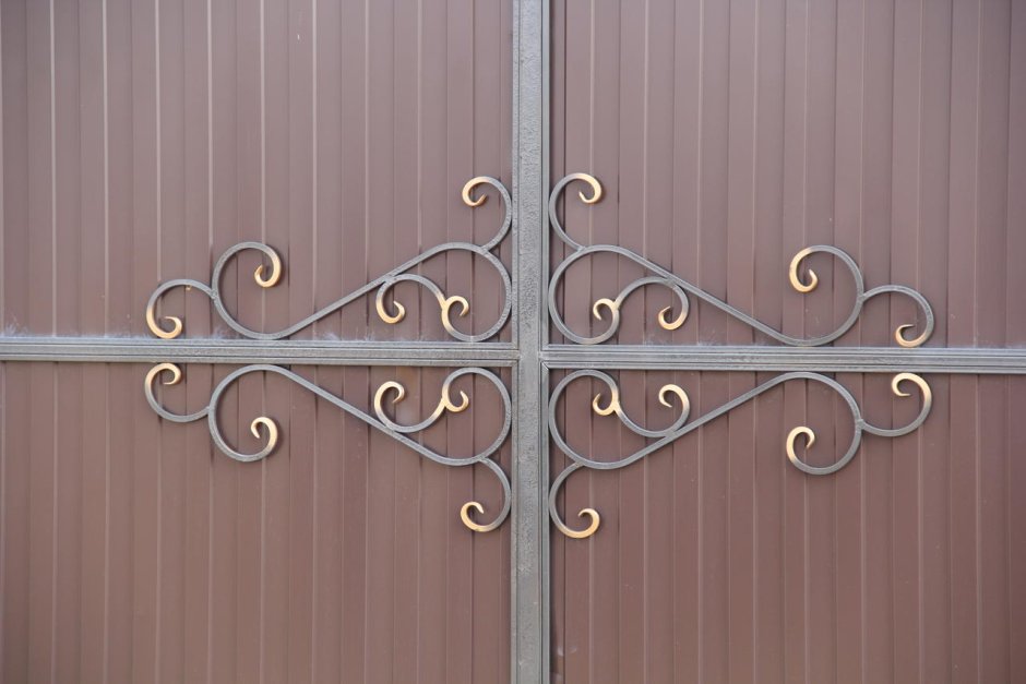 Узоры для ворот из профильной трубы