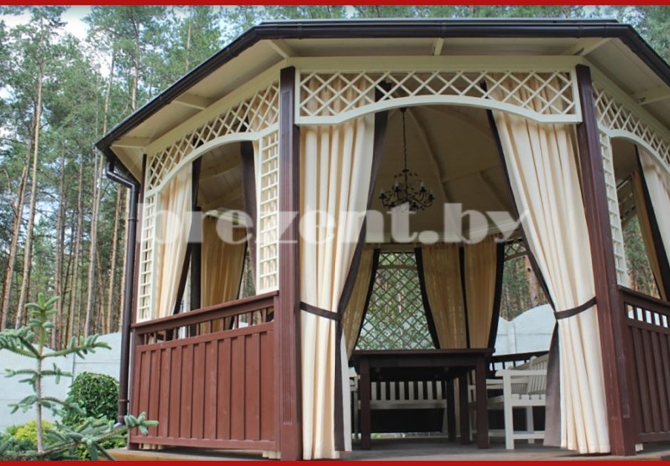 Занавески для беседки