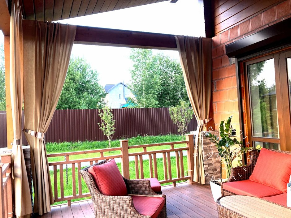 Лоджия в стиле лофт