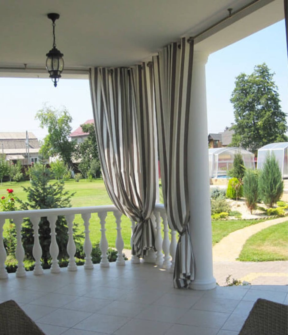 Шторы в террасу на окна