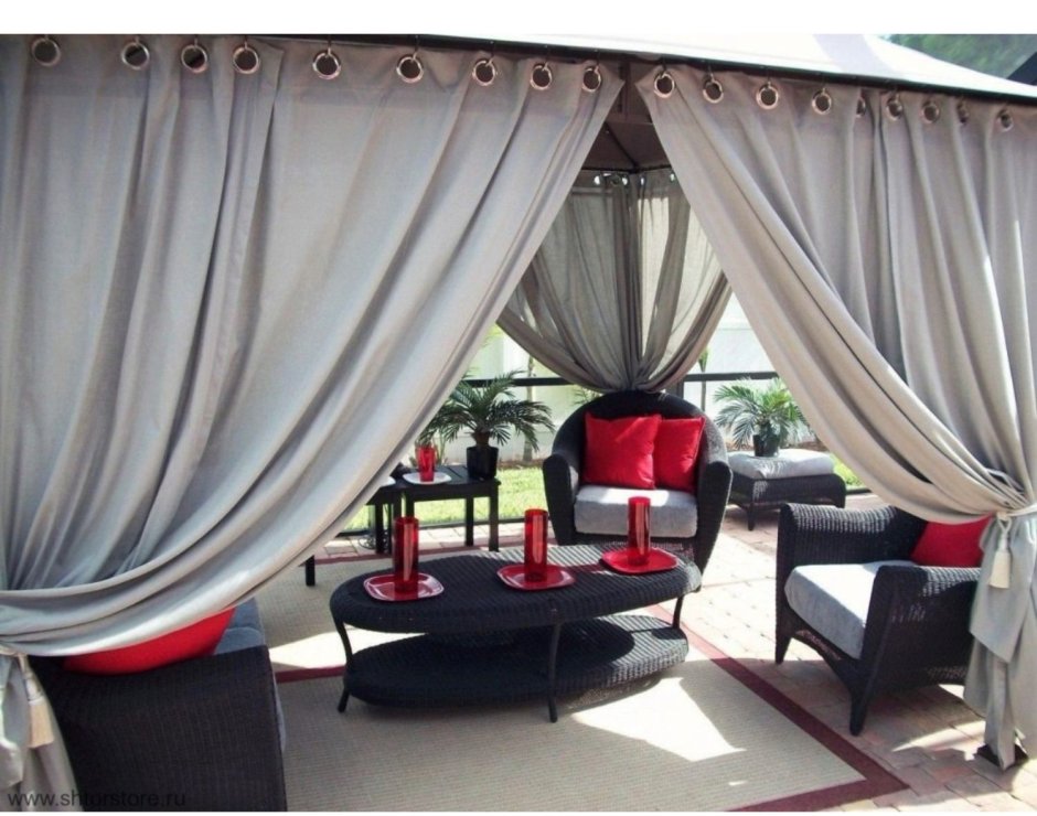 Шторы на веранду