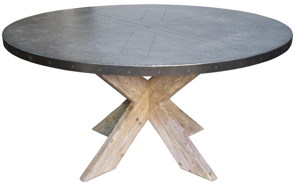 Обеденный стол Nero Oval Concrete Dining Table with Brass Base
