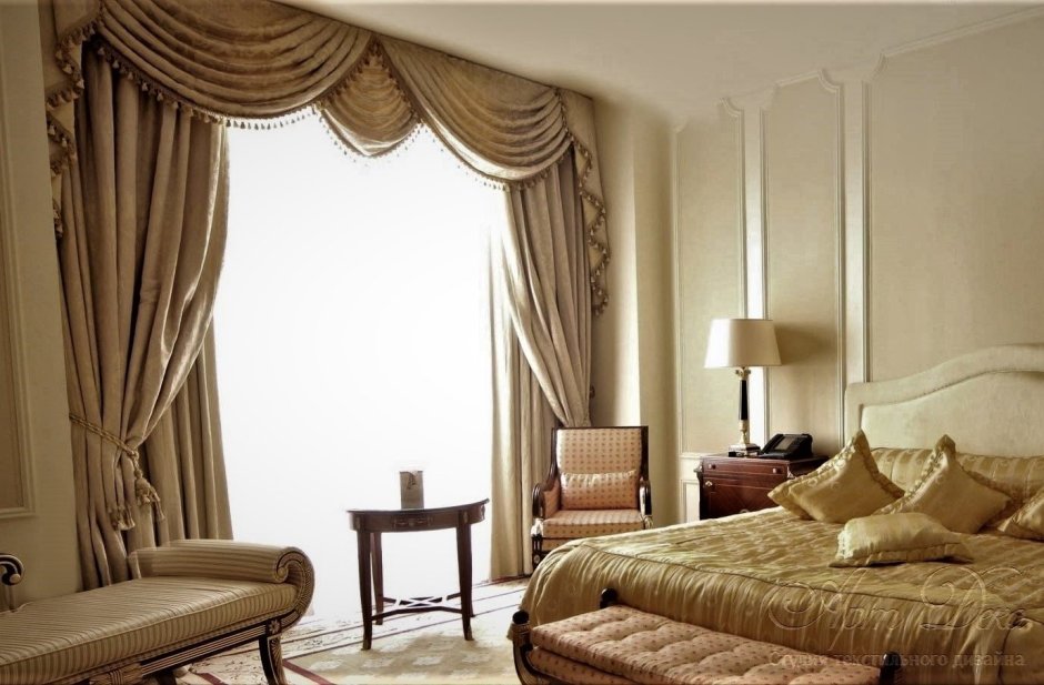 Красивые шторы в спальню
