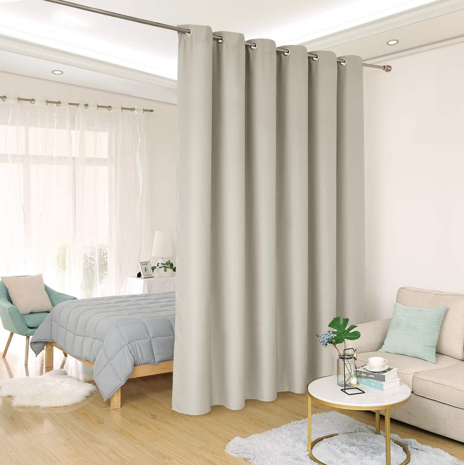 Одинаковые шторы во всех комнатах