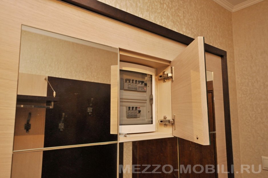 Электрический щиток в шкафу