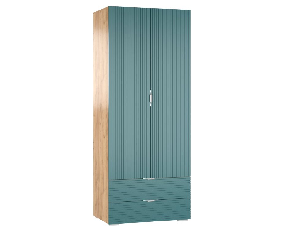 Синий шкаф в прихожей