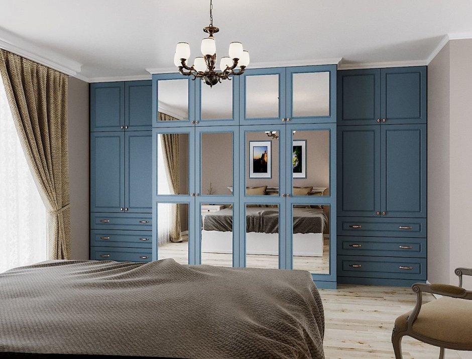 Синий фасад икеа ПАКС