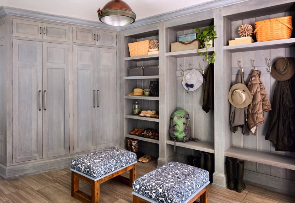 Коридор в стиле фармхаус