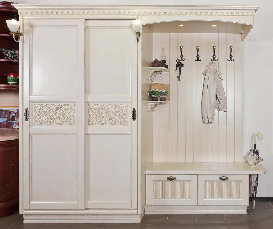 ЛАЙФМЕБЕЛЬ прихожая белая фортуна1700