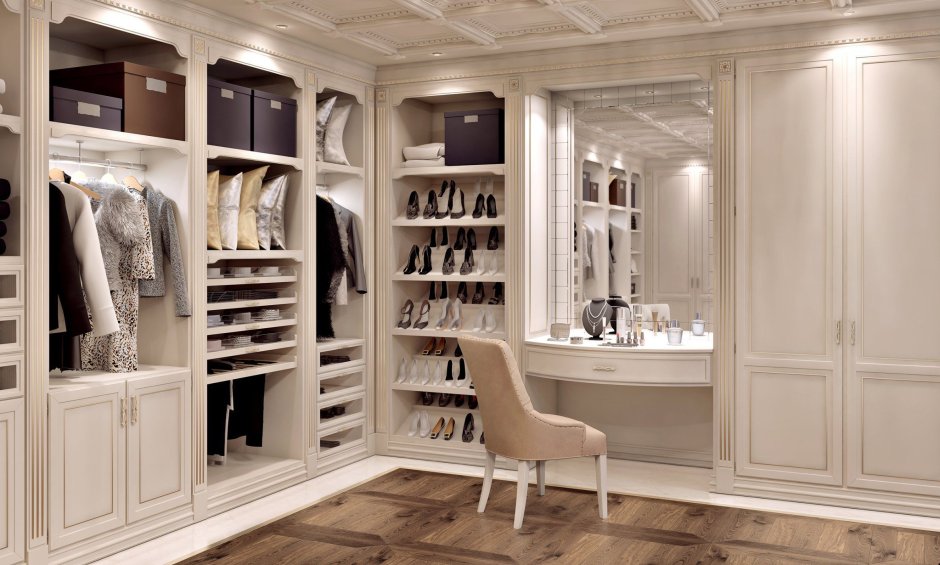 Шкаф с туалетным столиком для спальни