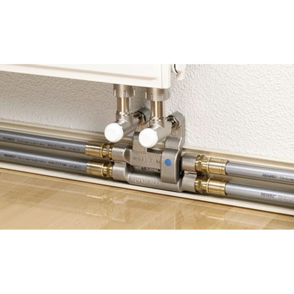 Сшитый полиэтилен Rehau монтаж