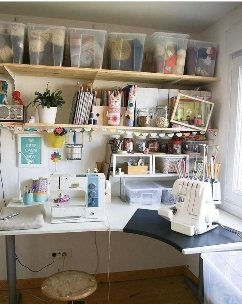 Мастерская для швеи в квартире