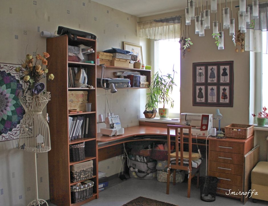 Швейный уголок в квартире
