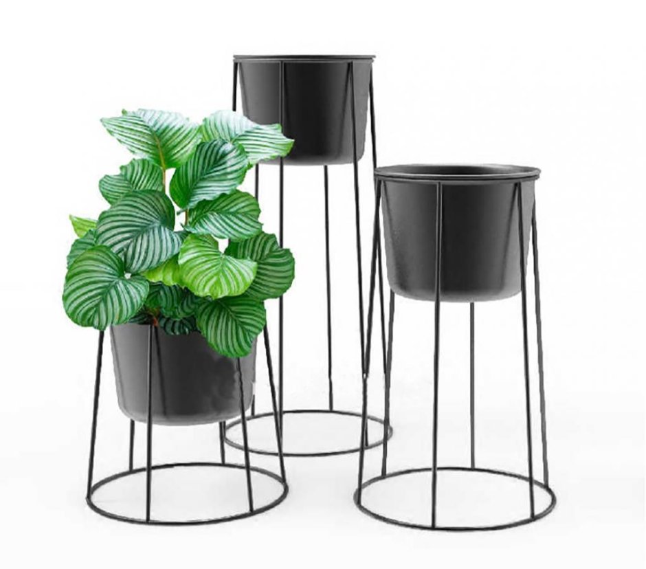 Подставки для цветов металлические