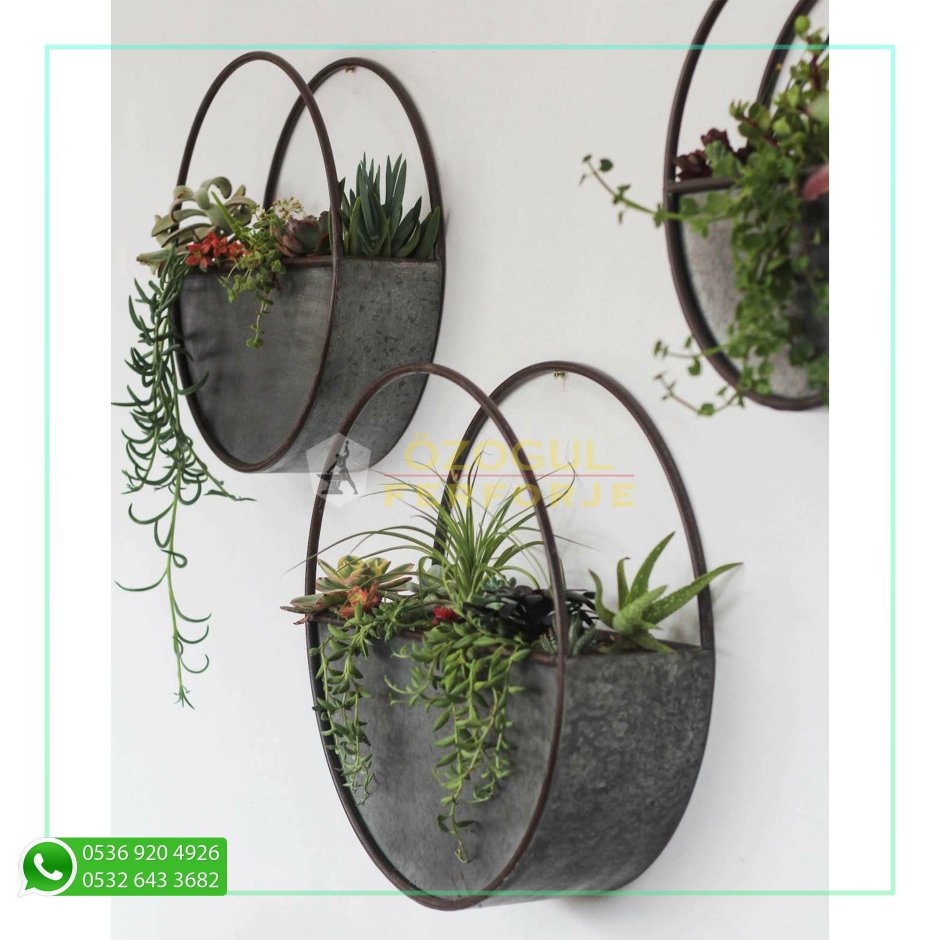 Кашпо подвесное настенное